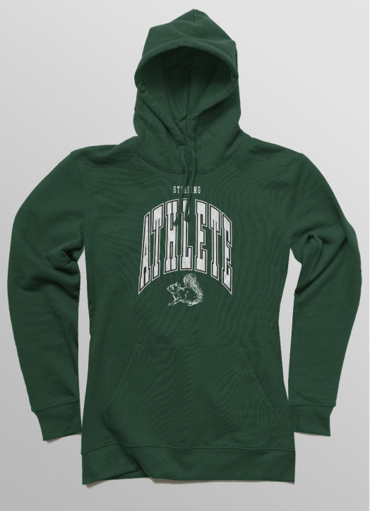 Women's Hoodie Bottle Green
