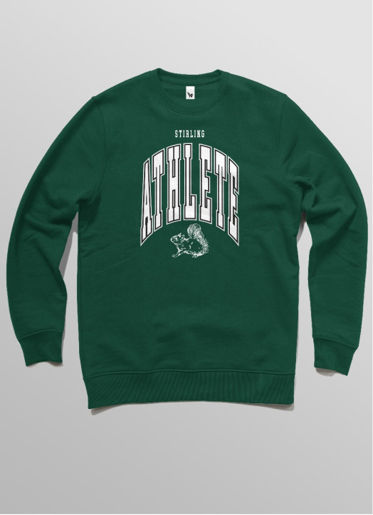 Unisex Sweatshirt Bottle Green