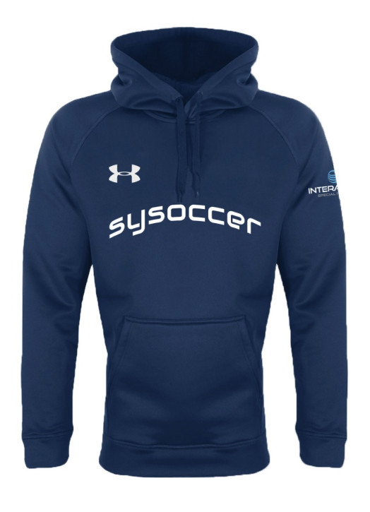 Youth Armour Fleece Hoodie Navy Blue