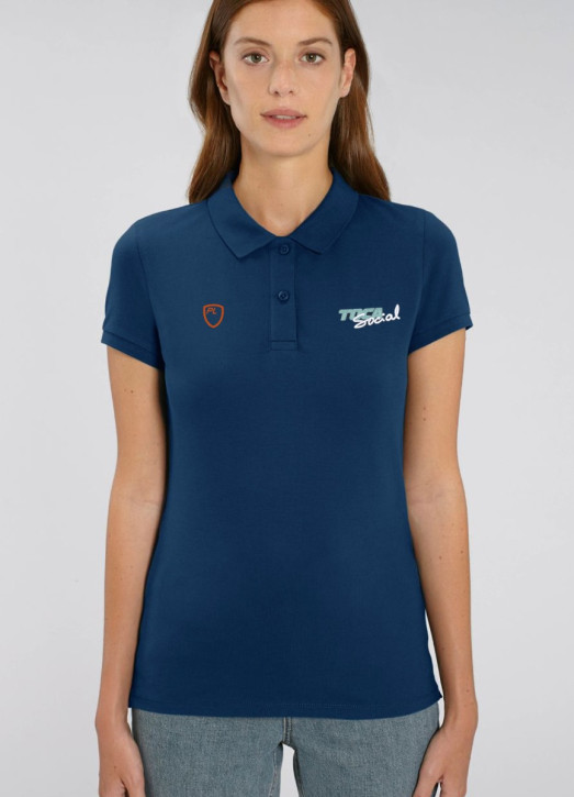 Women's EcoLayer Polo Navy Blue