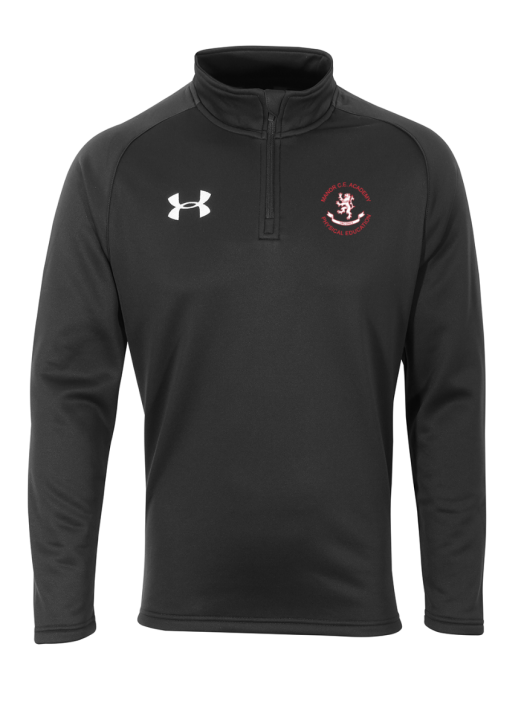 Youth Armour Fleece 1/4 Zip Black