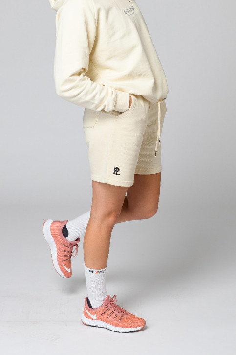 Eco Sweat Shorts Cream