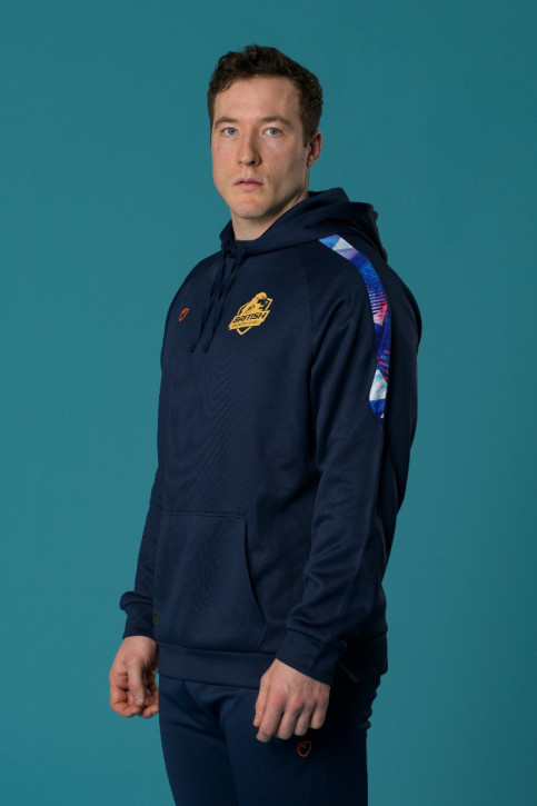 Unisex Totem Performance Hoodie Navy