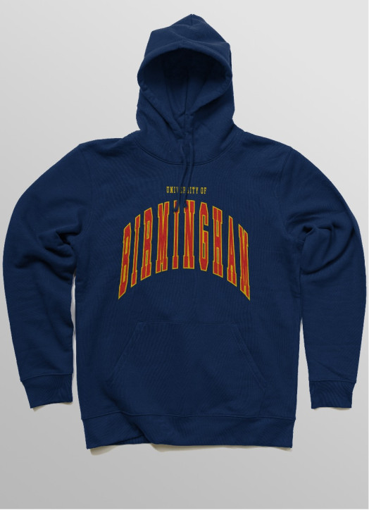 UoB Men's Hoodie Navy Blue