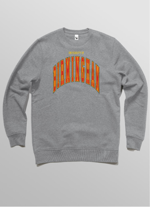 UoB Unisex Sweatshirt Grey Marle