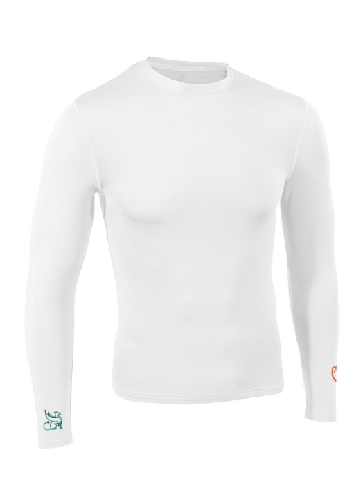 Men's BaseLayer Top LS Crew White