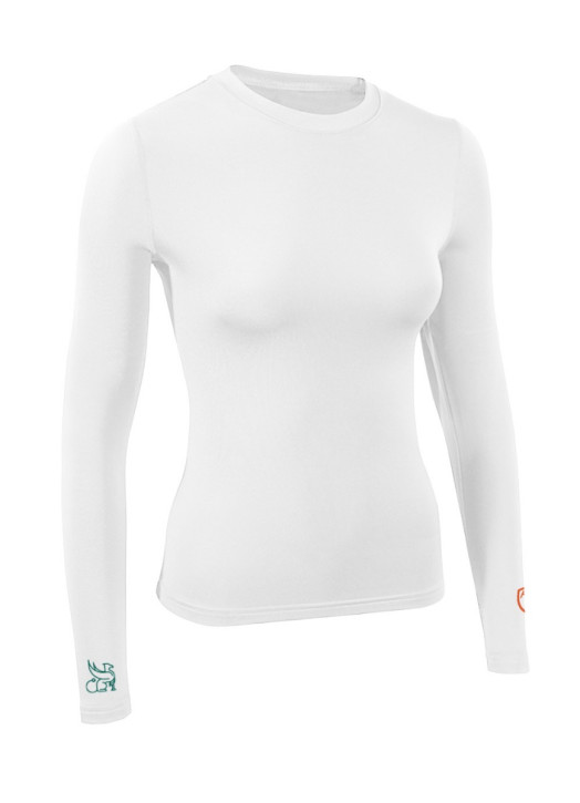 Women's BaseLayer Top LS Crew White