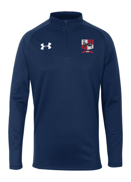Men's Armour Fleece 1/4 Zip Navy Blue