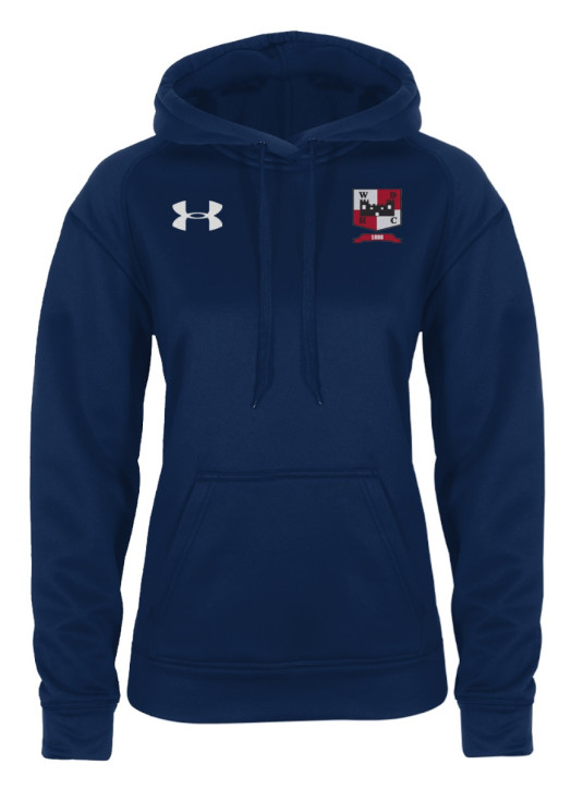 Women's Armour Fleece Hoodie Navy Blue