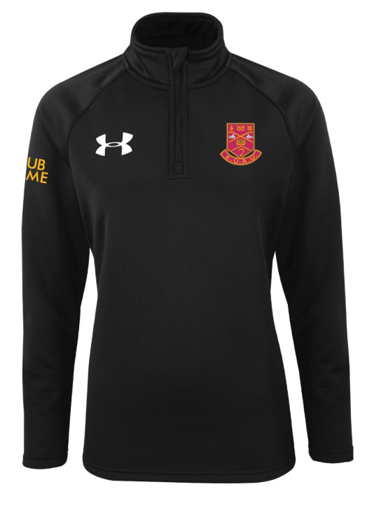 Women's Armour Fleece 1/4 Zip Black