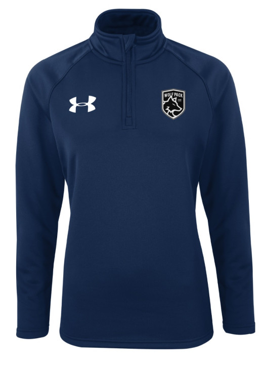 Women's Armour Fleece 1/4 Zip Navy Blue