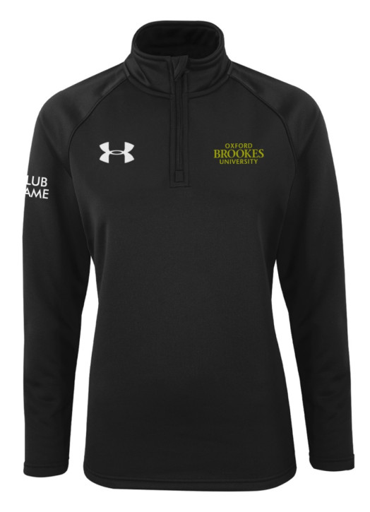 Women's Armour Fleece 1/4 Zip Black