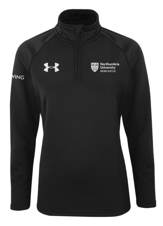 Women's Armour Fleece 1/4 Zip Black