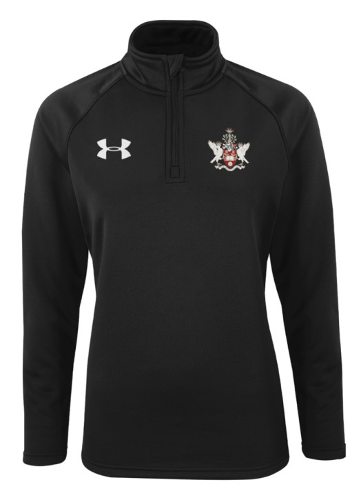 Women's Armour Fleece 1/4 Zip Black