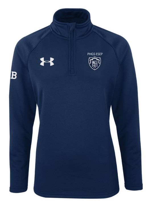 Women's Armour Fleece 1/4 Zip Navy Blue