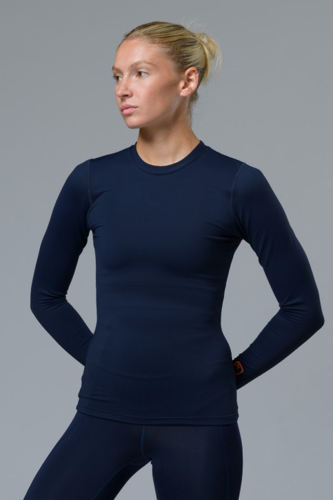 Women's BaseLayer Top LS Crew Navy