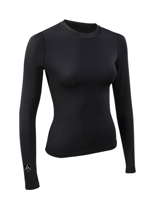 Women's BaseLayer Top LS Crew Black