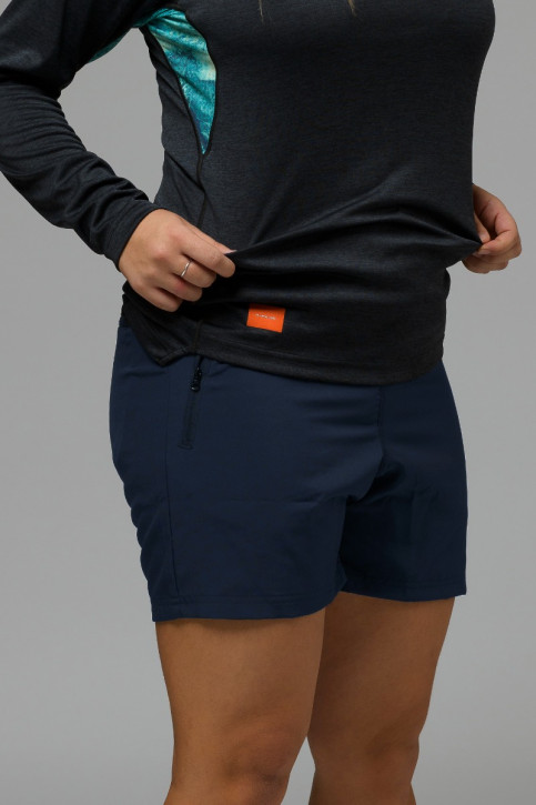 Women's 6 Inch Coaches Shorts Navy Blue