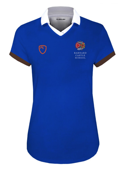 Girls' Court Shirt C/S Royal Blue