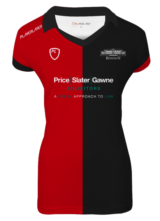 Girls' Court Shirt C/S Black