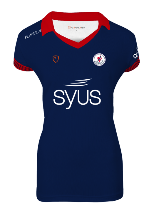 Girls' Court Shirt C/S Navy Blue