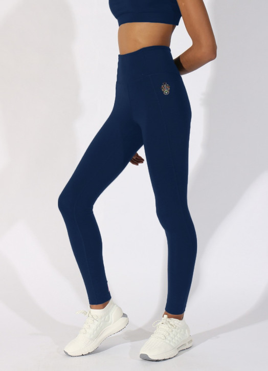 Women's EcoLayer Leggings Navy Blue