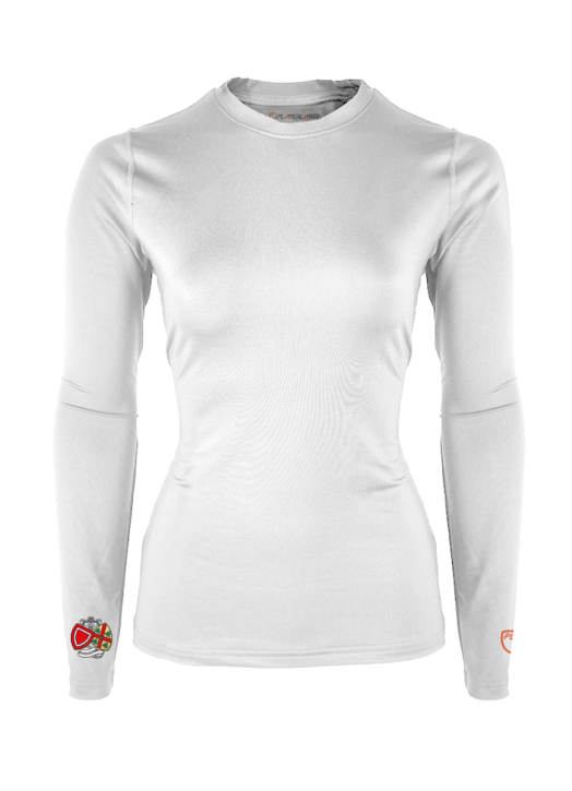 Women's BaseLayer Top LS Crew White