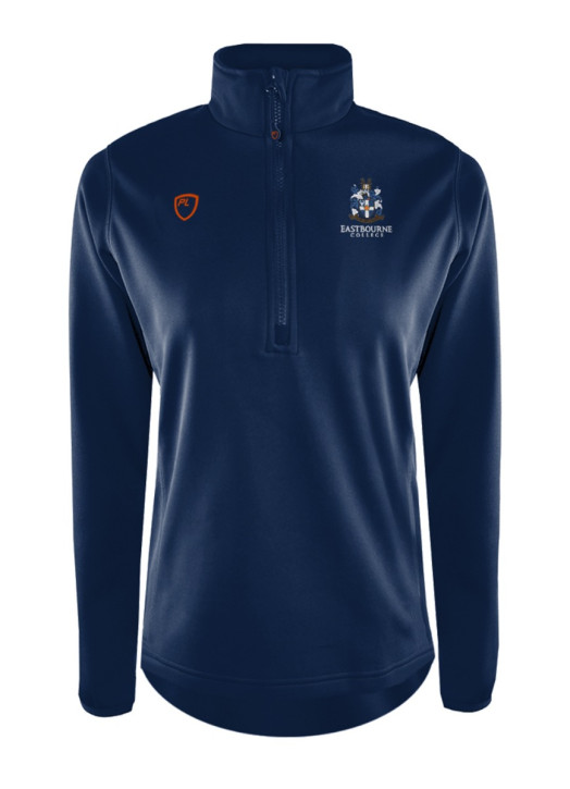 Women's Quarter Zip MidLayer Navy Blue