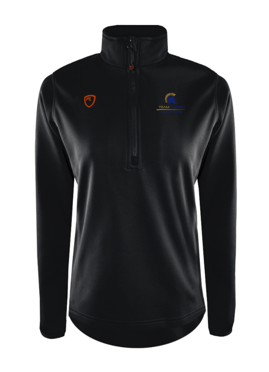 Women's Quarter Zip MidLayer Black