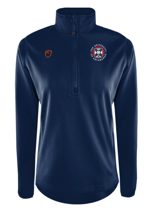 Women's Quarter Zip MidLayer Navy Blue