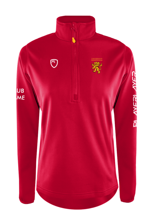 Women's Quarter Zip MidLayer Scarlet Red