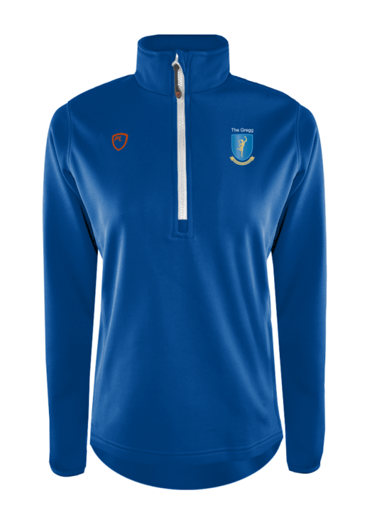 Women's Quarter Zip MidLayer Ocean Blue