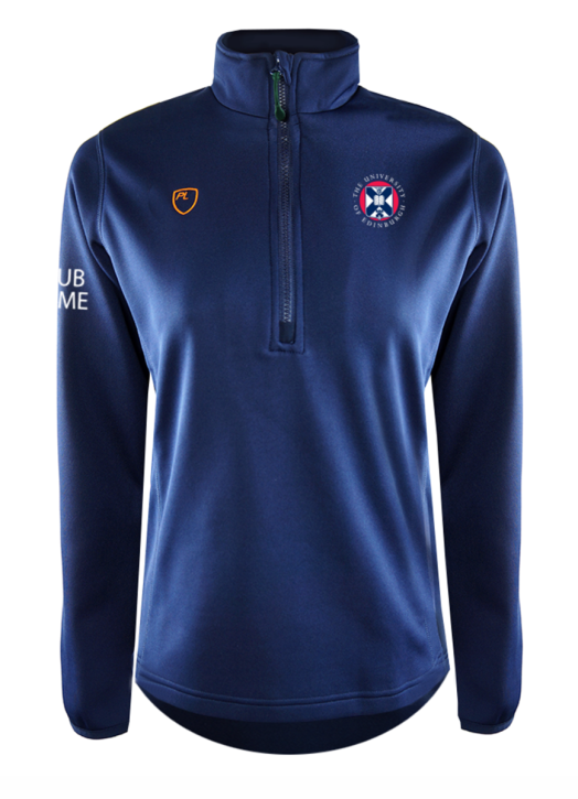 Women's Quarter Zip MidLayer Navy Blue