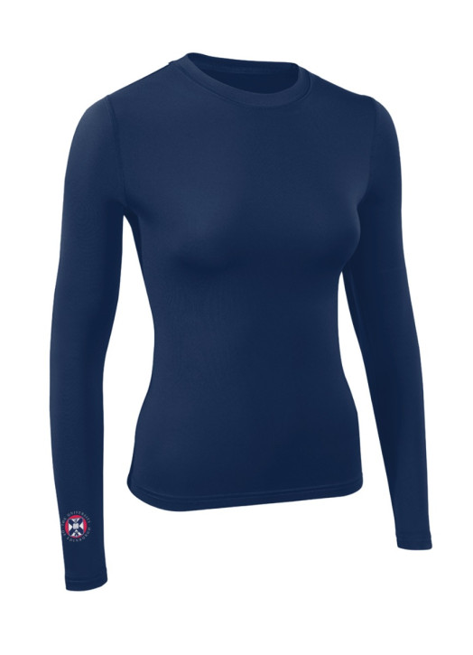 Women's BaseLayer Top LS Crew Navy