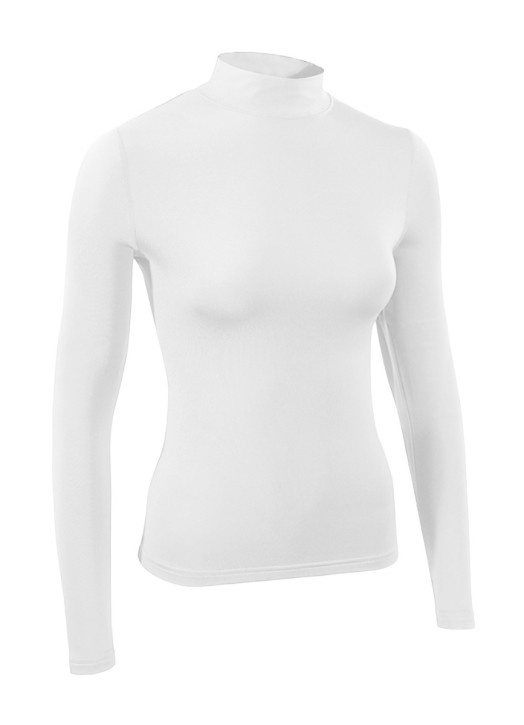Women's BaseLayer Top LS Turtle White