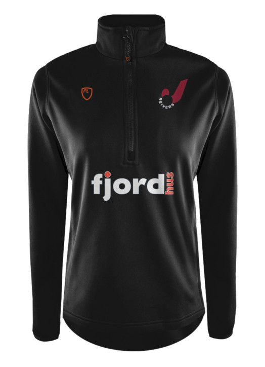 Women's Quarter Zip MidLayer Black