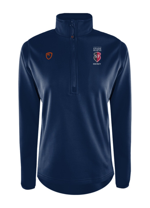 Women's Quarter Zip MidLayer Navy Blue