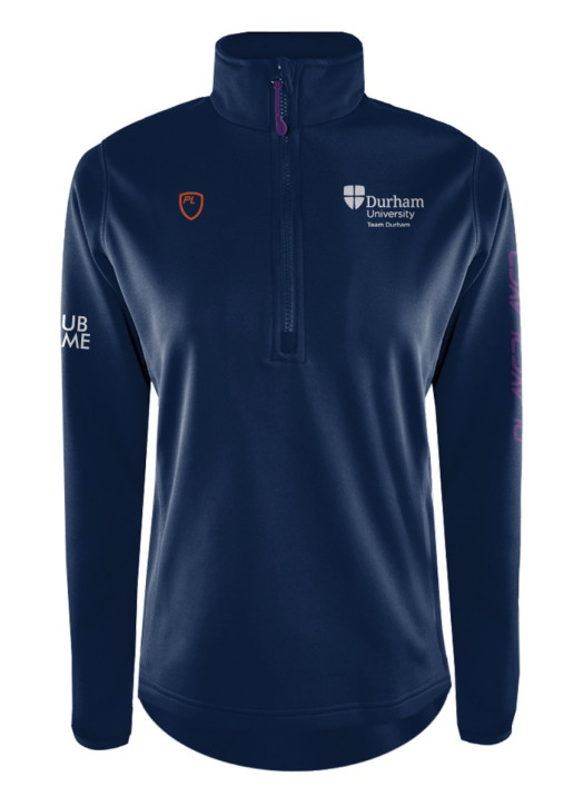 Women's Quarter Zip MidLayer Navy Blue
