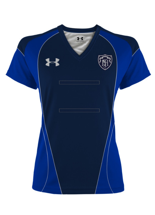 Women's Scoop SS Top V Neck Velcro Navy