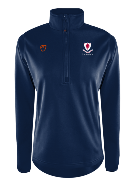 Women's Quarter Zip MidLayer Navy Blue