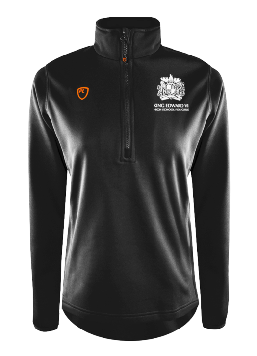 Women's Quarter Zip MidLayer Black